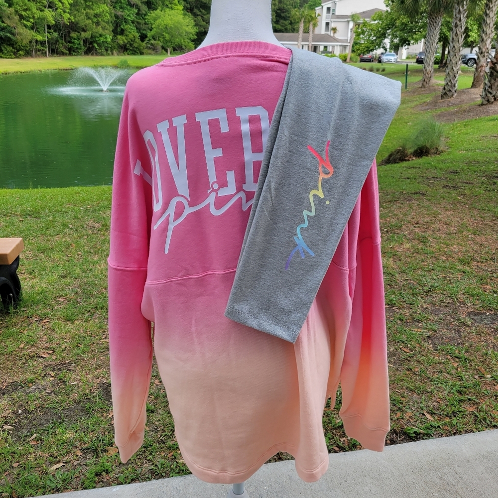 VS PINK VARSITY CREW SWEATSHIRT - Picture 11 of 11